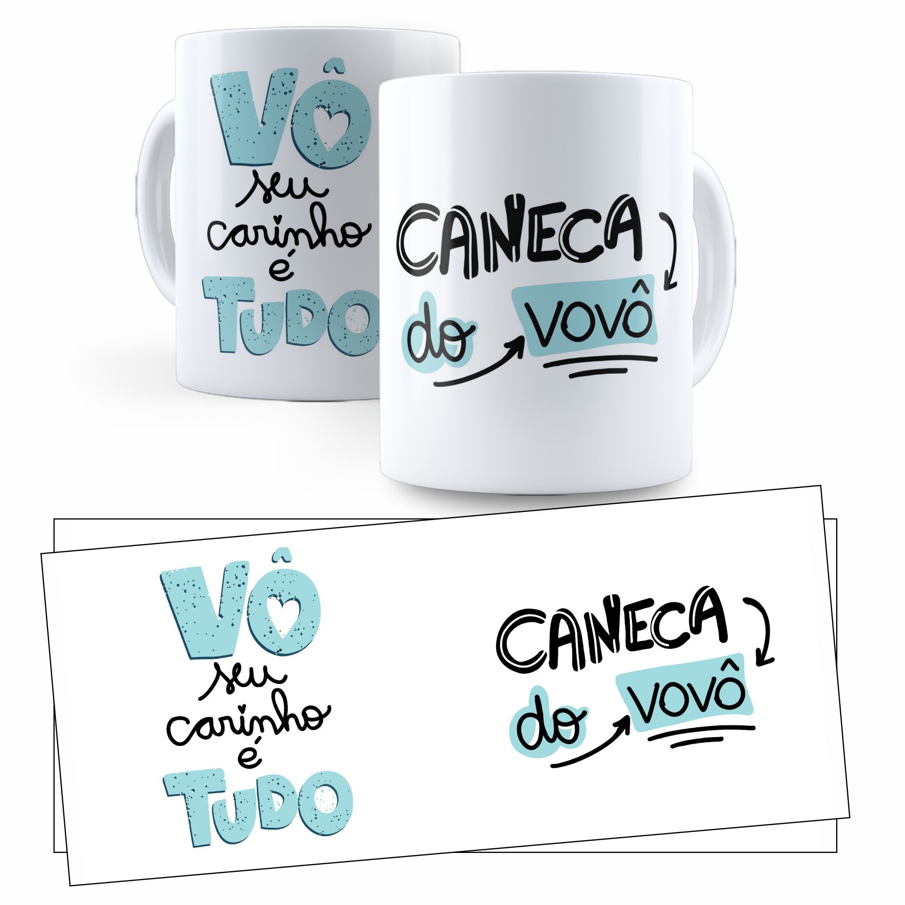 Caneca De Porcelana Para Vov