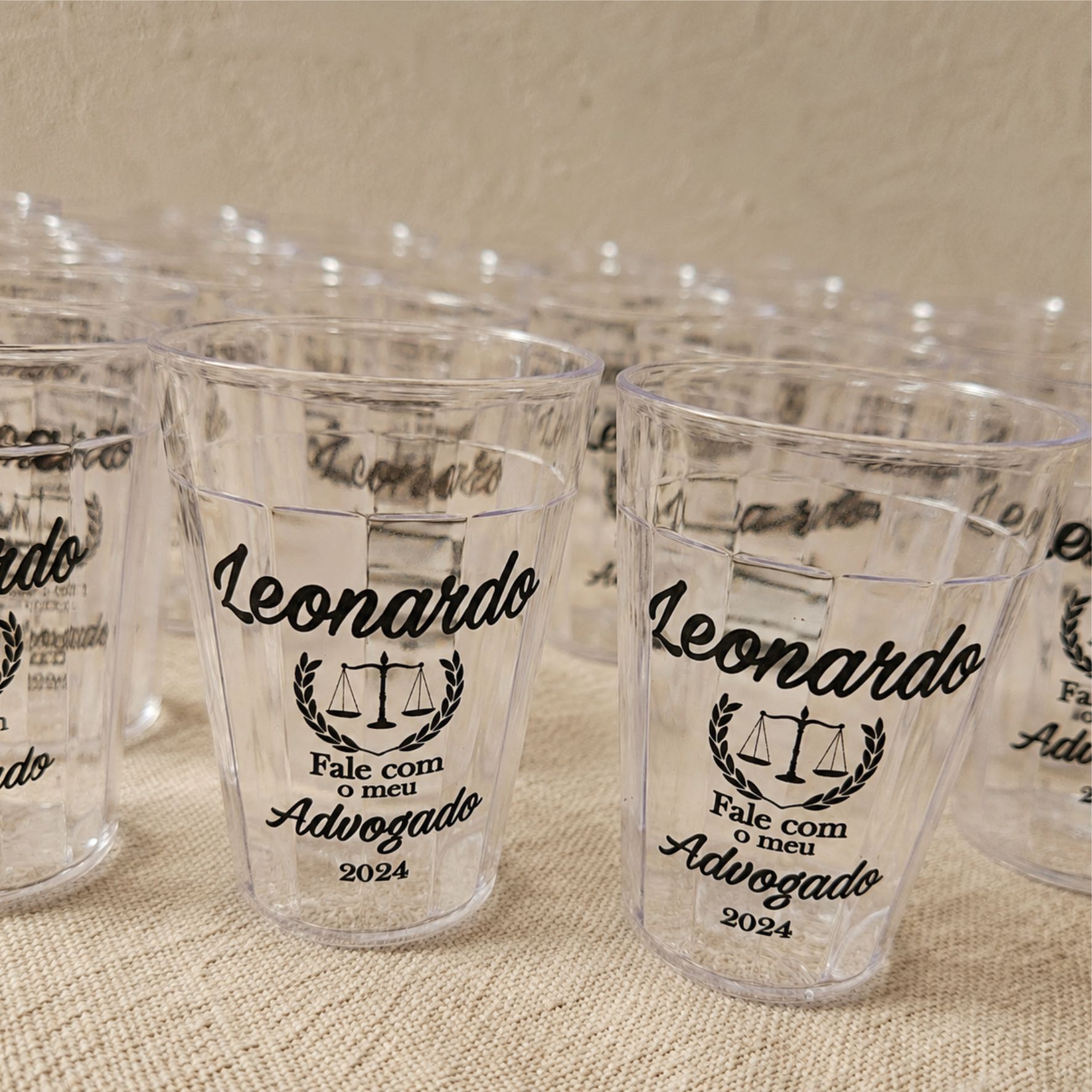 Copo Personalizado Acrílico Estilo Americano Para Formatura