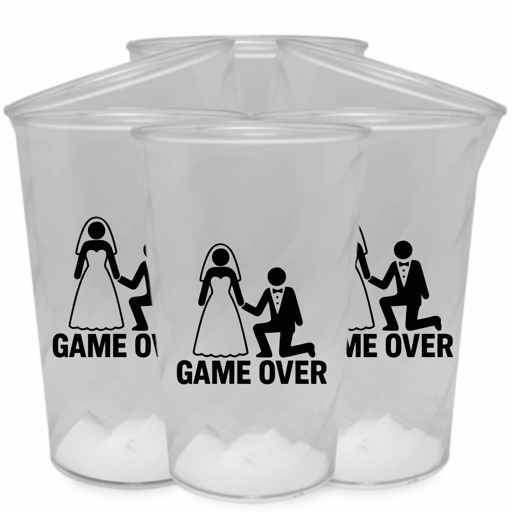 Kit copos Despedida de Solteiro Game Over festa dos padrinhos e noivos balada das amigas e madrinhas