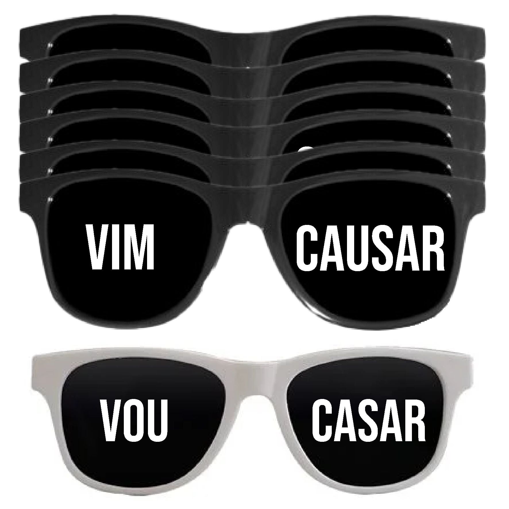 Óculos festa Despedida de Solteira Vou casar Vim Causar balada noiva e madrinhas