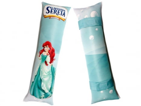 Almofada protetor para Cinto de Segurança para caros com estampa Personalizada Infantil- Ariel a Pequena Sereia