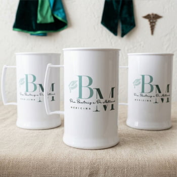 Canecas de acrílico personalizadas Formatura 