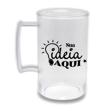 Canecas de acrílico personalizadas Formatura 