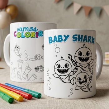 Canecas de Polímero Personalizadas para Aniversário Infantil