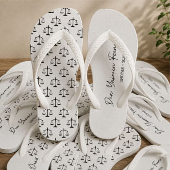 Chinelos para Formatura Cursos