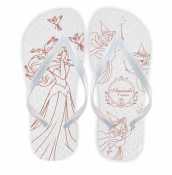 Chinelos personalizados Aniversário Infantil