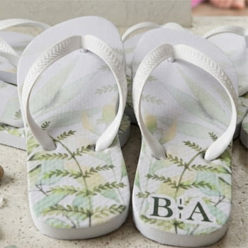 Chinelos personalizados para madrinhas de Casamento