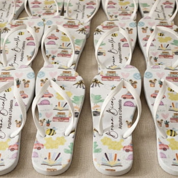 Chinelos personalizados Brinde para empresas e eventos