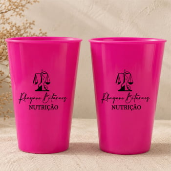 Copos twister Personalizados para formatura acrílico 500ml