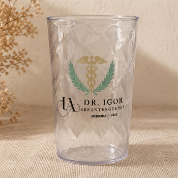 Copos twister Personalizados para formatura acrílico 500ml