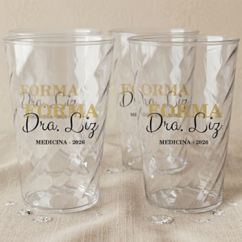 Copos twister Personalizados para formatura acrílico 500ml