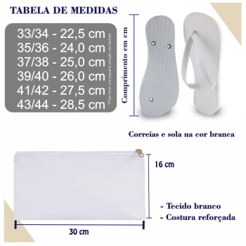 Kit Formatura Personalizados Chinelos + Necessaires 