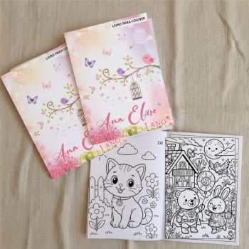 Livro de colorir Personalizado Festa Infantil