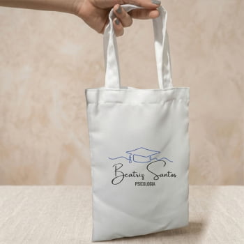 Sacolas Formatura  Personalizadas 20X30 Oxford Branca 