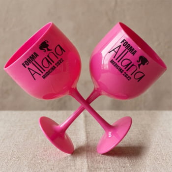 Kit taças de gin personalizadas Formatura