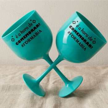 Kit taças de gin personalizadas Formatura