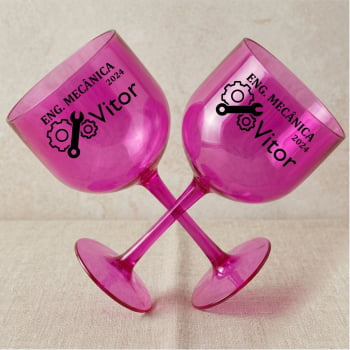 Kit taças de gin personalizadas Formatura