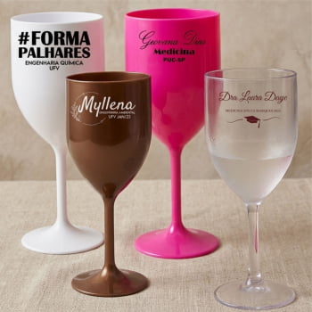 Taças de Vinho Personalizadas para Bailes de Formatura