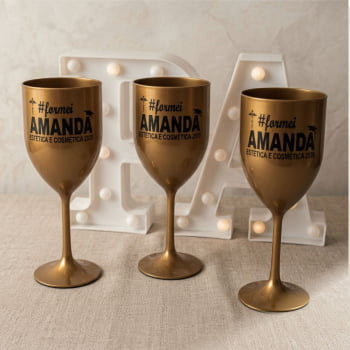 Taças de Vinho Personalizadas para Bailes de Formatura