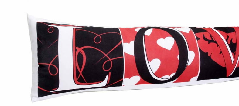 Almofada de Metro Personalizada Namorados Love Kisses
