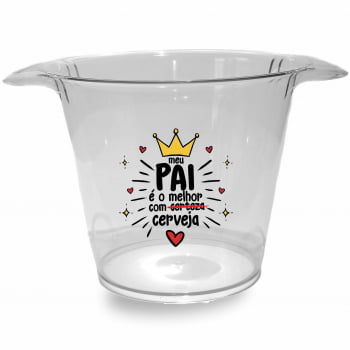 Kit para Papai - Balde de Gelo 5 litros + Canecas de gel 
