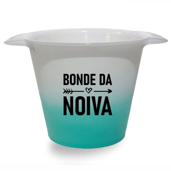 Balde de gelo Degrade 5 litros para Despedida de solteira Bonde da noiva Festa das madriinhas e amigas