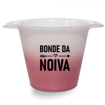 Balde de gelo Degrade 5 litros para Despedida de solteira Bonde da noiva Festa das madriinhas e amigas
