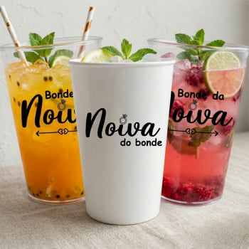 Copos Despedida de Solteira Kit Bonde da Noiva 2 festa da noiva balada das amigas e madrinhas Copos Despedida de Solteira Kit Bonde da Noiva 2 festa da noiva balada das amigas e madrinhas