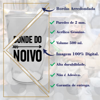 Copos Despedida de Solteiro kit Bonde do Noivo festa dos padrinhos balada dos amigos