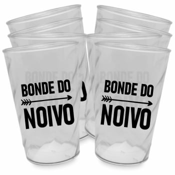 Copos Despedida de Solteiro kit Bonde do Noivo festa dos padrinhos balada dos amigos