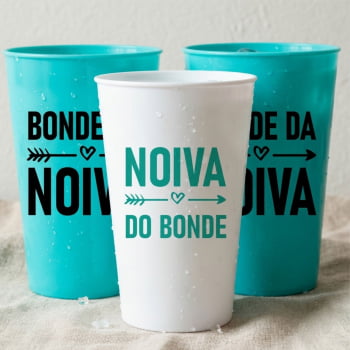 Kit copos Despedida de Solteira Bonde da Noiva festa da noiva balada das amigas e madrinhas
