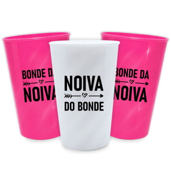 Kit copos Despedida de Solteira Bonde da Noiva festa da noiva balada das amigas e madrinhas
