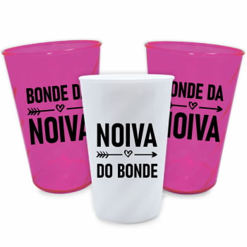 Kit copos Despedida de Solteira Bonde da Noiva festa da noiva balada das amigas e madrinhas