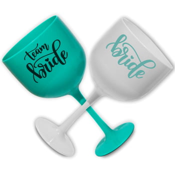 Kit taças de gin despedida de solteira Team Bride II Festa das madinhas e noiva balada amigas Kit taças de gin despedida de solteira Team Bride II Festa das madinhas e noiva balada amigas
