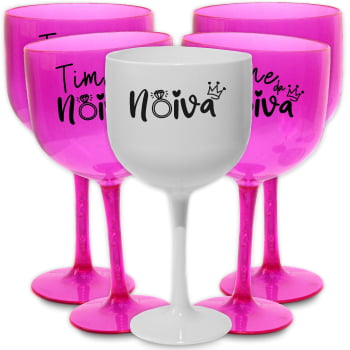 Taças de gin 580ml despedida de solteira Time da noiva festa das madrinhas e amigas Taças de gin 580ml despedida de solteira Time da noiva festa das madrinhas e amigas