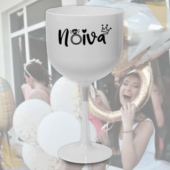 Taças de gin 580ml despedida de solteira Time da noiva festa das madrinhas e amigas
