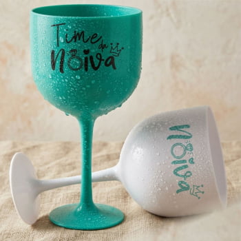 Taças de gin 580ml despedida de solteira Time da noiva festa das madrinhas e amigas