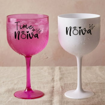 Taças de gin 580ml despedida de solteira Time da noiva festa das madrinhas e amigas