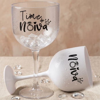 Taças de gin 580ml despedida de solteira Time da noiva festa das madrinhas e amigas