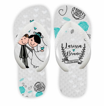 Kit Personalizado para Padrinhos de casamento com Chinelos + Canecas de gel 