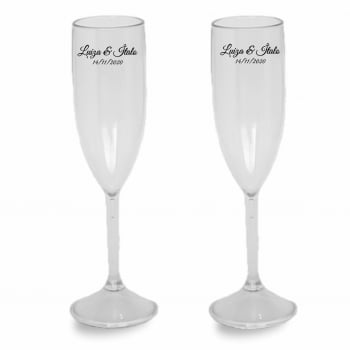 Taças de champanhe Personalizadas Casamento