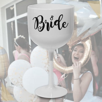 Kit Despedida de solteira Taças de Gin 580ml Degrade Team Bride balada das amigas e noiva Kit Despedida de solteira Taças de Gin 580ml Degrade Team Bride balada das amigas e noiva