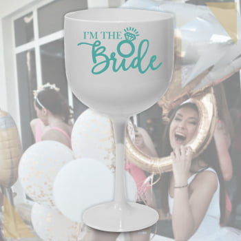 Taças de Gin Degrade Despedida de Solteira Kit Bride's Squad para festa da noiva e madrinhas