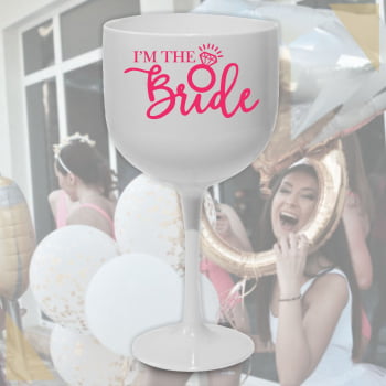 Taças de Gin Degrade Despedida de Solteira Kit Bride's Squad para festa da noiva e madrinhas