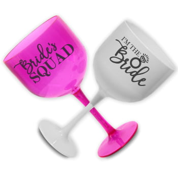 Kit Taças de Gin 580ml Despedida de Solteira Bride's Squad linha premium festa amigas Kit Taças de Gin 580ml Despedida de Solteira Bride's Squad linha premium festa amigas