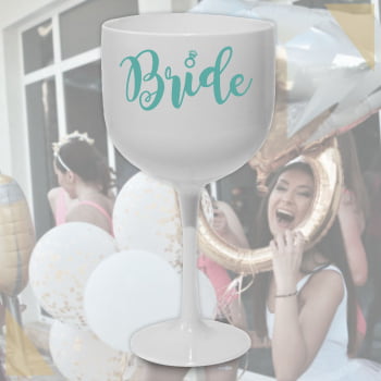 Kit taças de gin 580ml despedida de Solteira team bride festa noiva balada das amigas e madrinhas