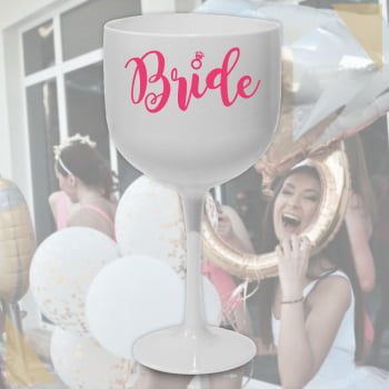 Kit taças de gin 580ml despedida de Solteira team bride festa noiva balada das amigas e madrinhas