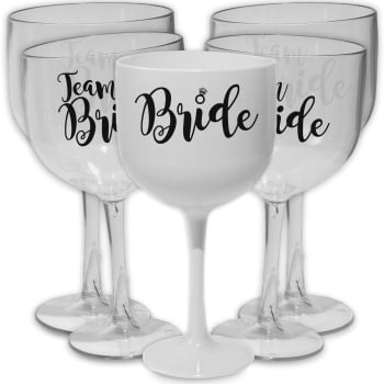 Kit taças de gin 580ml despedida de Solteira team bride festa noiva balada das amigas e madrinhas