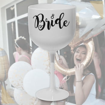 Kit taças de gin 580ml despedida de Solteira team bride festa noiva balada das amigas e madrinhas