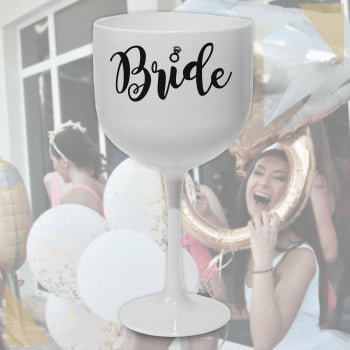 Kit taças de gin 580ml despedida de Solteira team bride festa noiva balada das amigas e madrinhas